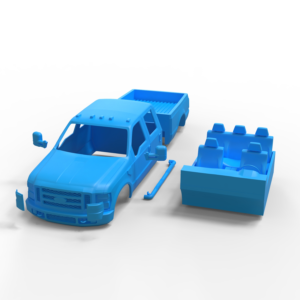 Exclusive Collection of 20 Premium 3D Printable Double Cab Pickup Trucks, Heavy Trucks & Buses STL Files - Image 17